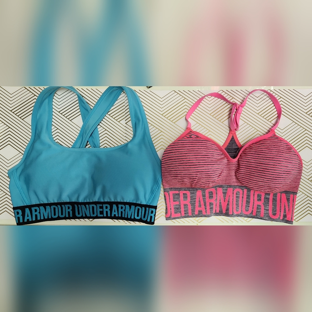 Bundle Two size small under armour sports bra